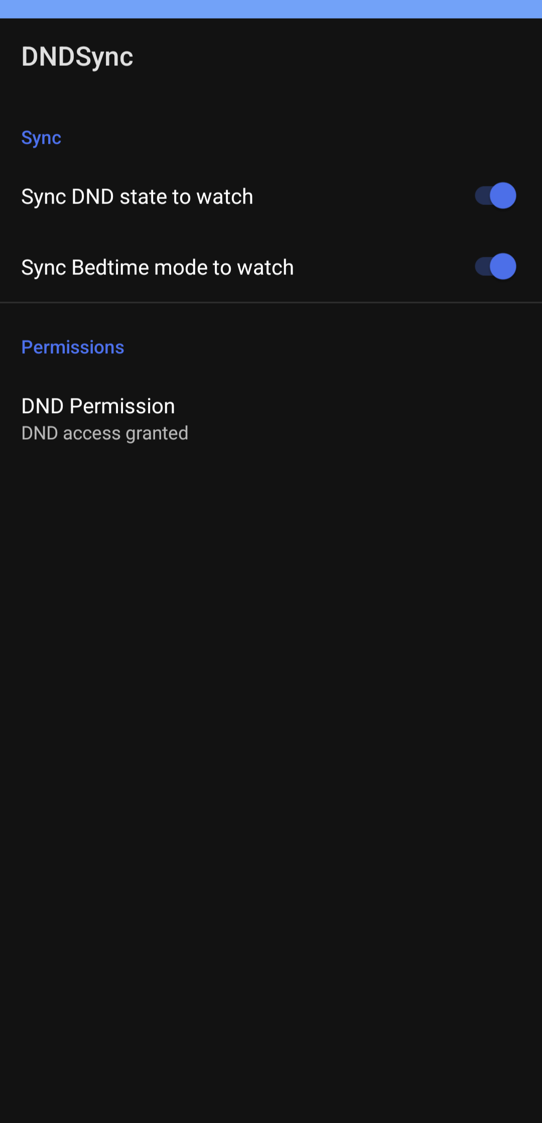 Mobile App Settings