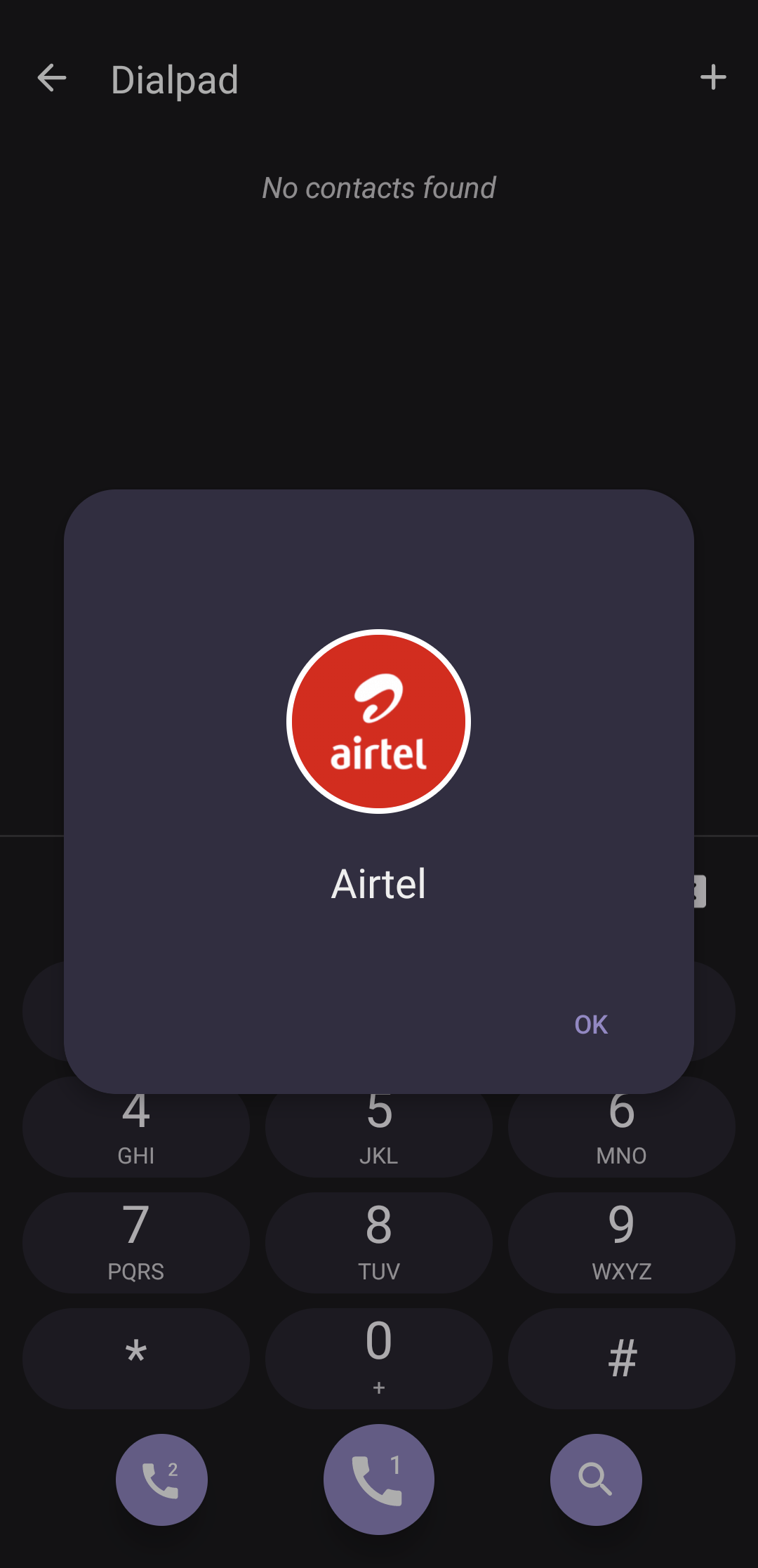 In-app Truecaller search result example 1